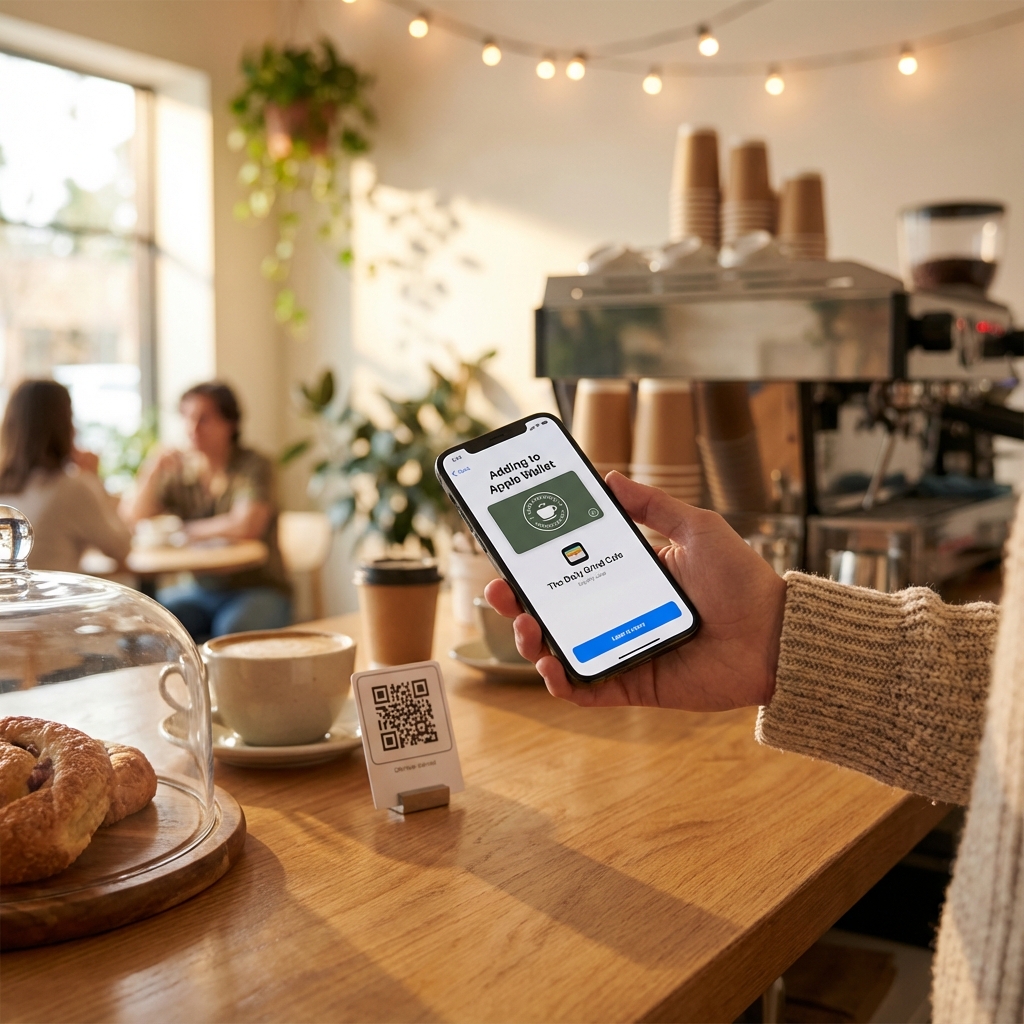Customer Scanning QR Code